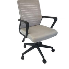 Load image into Gallery viewer, BU-201 Low, Horizontal Stripe Back Swivel Chair