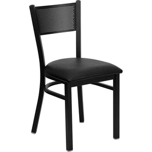 CI-850-B6 Cafe It – Cafe/Breakroom Metal Grid Back Chair